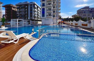 ID 5046 Hotel-quality amenities — 1+1 apartment in Mahmutlar, 800 meters from the sea