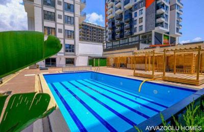 ID 5048 2+1 Duplex in Mahmutlar – 450 meters to the sea, complex with full amenities