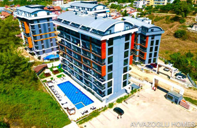 ID 5091 1+1 Apartment in Avsallar with Complex Infrastructure