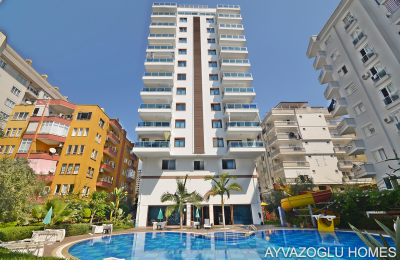 ID 5094 500 meters to the sea — 2+1 apartment in Mahmutlar at an attractive price