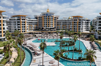 ID 5097 2+1 Duplex in Türkler – 300 Meters from the Sea, Hotel Concept