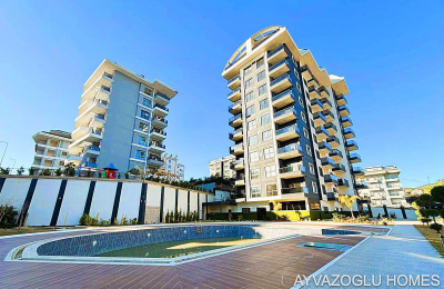 ID 5142 Affordable 1+1 apartment in Avsallar – a complex with extensive amenities