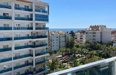 ID 5207 Modern 1+1 apartment 100 meters from the sea with premium amenities — Tosmur