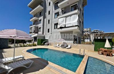 ID 5226 1+1 Apartment in Kargicak, 300 Meters from the Sea