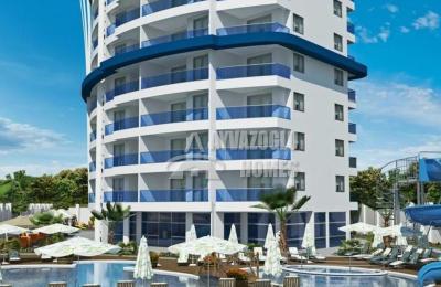 ID 5243 1+1 Apartment 250 Meters from the Sea in Mahmutlar