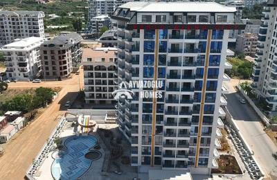 ID 5305  1+1 Apartment for Sale in Mahmutlar — 800 Meters from the Sea, in a Modern Complex